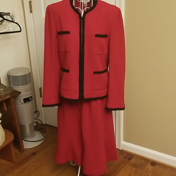 Talbots Dresses & Skirts - Festive red suit, blazer & skirt set